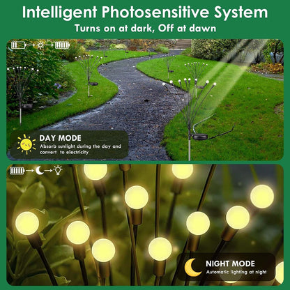 Solar-Powered Firefly Lights